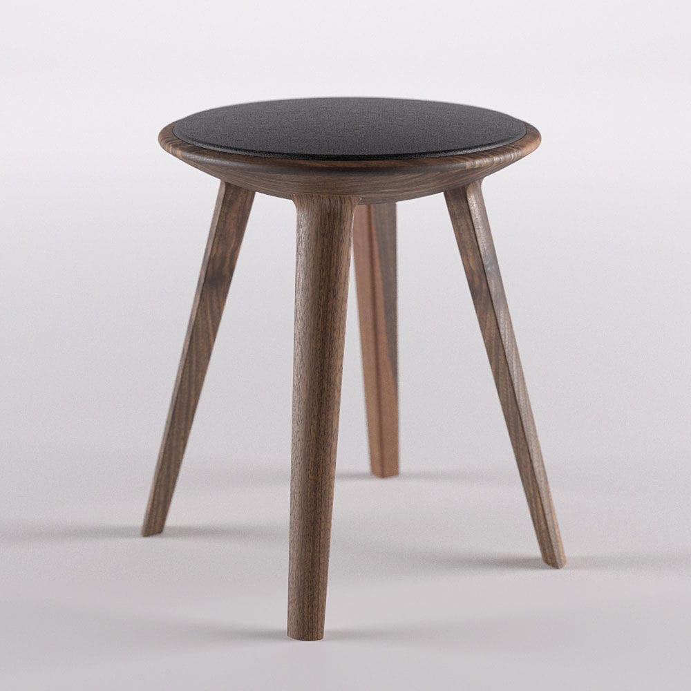 Contemporary Stool Solid Wood Leather Fabric Kalota By - Contemporary Stool Solid Wood Leather Fabric Kalota By Redesign contemporary stool solid wood leather fabric kalota by - contemporary stool solid wood leather fabric kalota by redesign