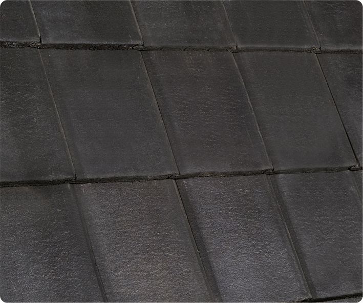 Flat Roof Tile Concrete Black Smooth Windsor Charcoal Flat Roof Tile Concrete Black Smooth