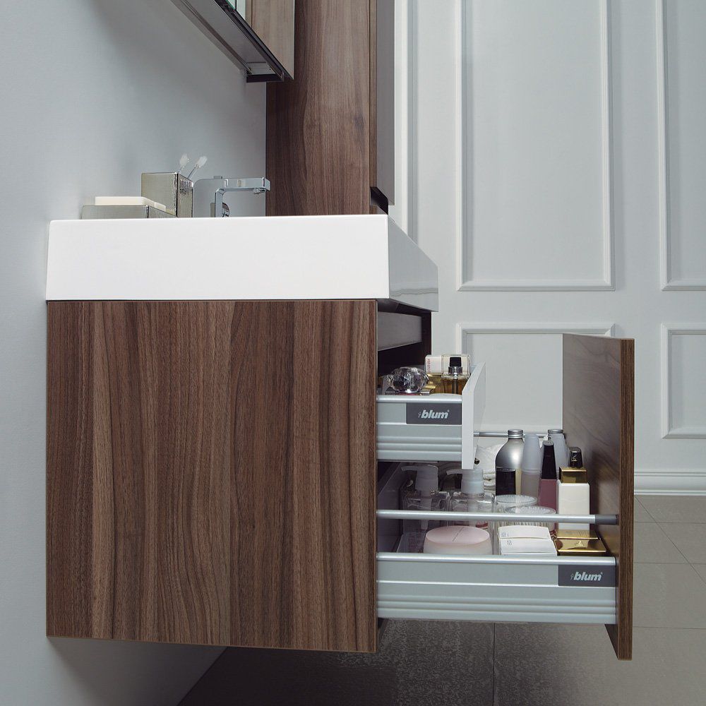 Wall Hung Washbasin Cabinet Stone Resin Walnut Contemporary Wall Hung Washbasin Cabinet Stone Resin Walnut Contemporary