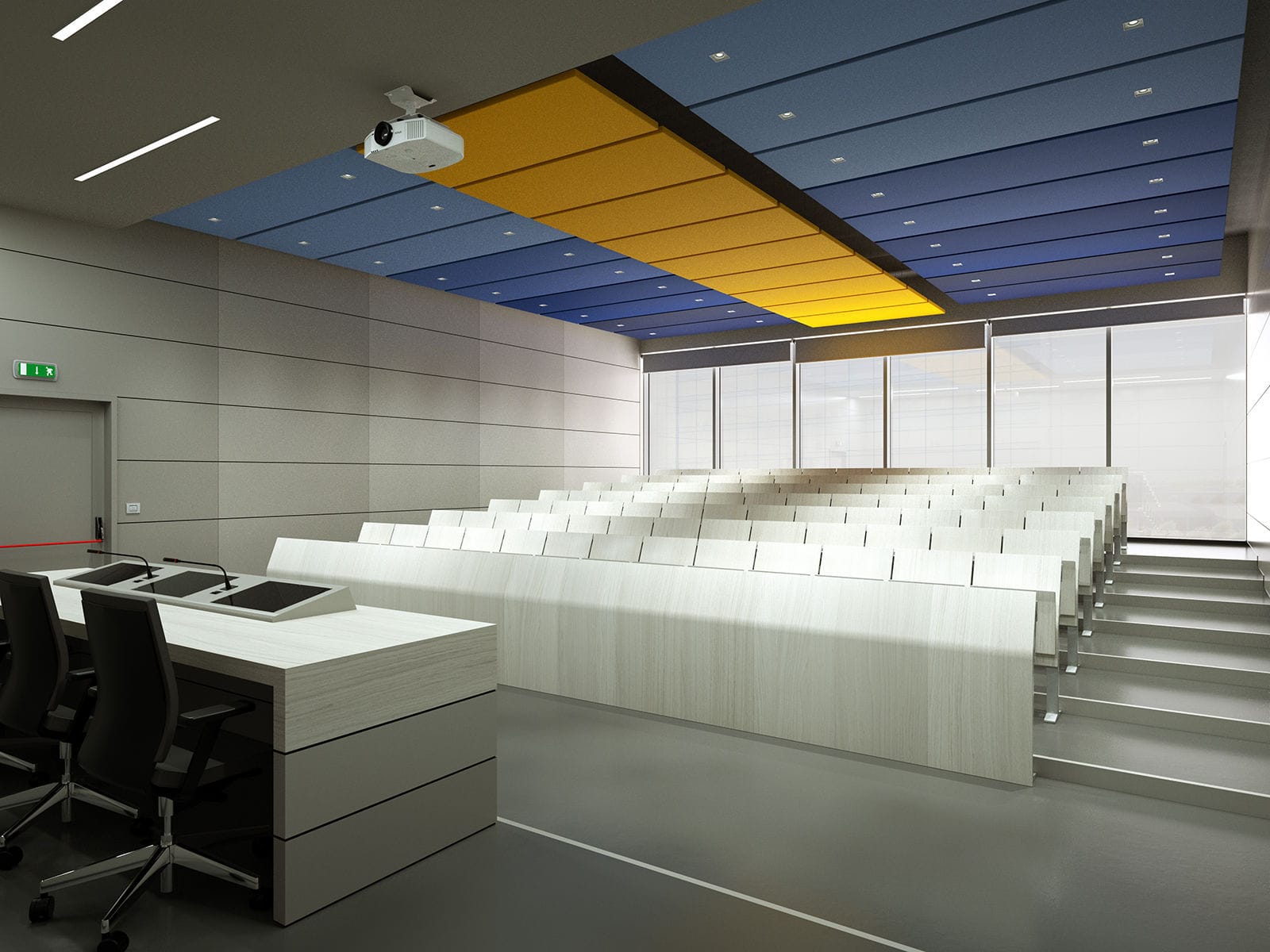 Fabric Suspended Ceiling Floating Panel Acoustic Silente Fabric Suspended Ceiling Floating Panel Acoustic