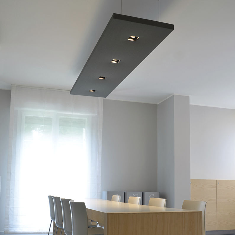Ceiling lighting profile / hanging / led spotlight caruso acoustic