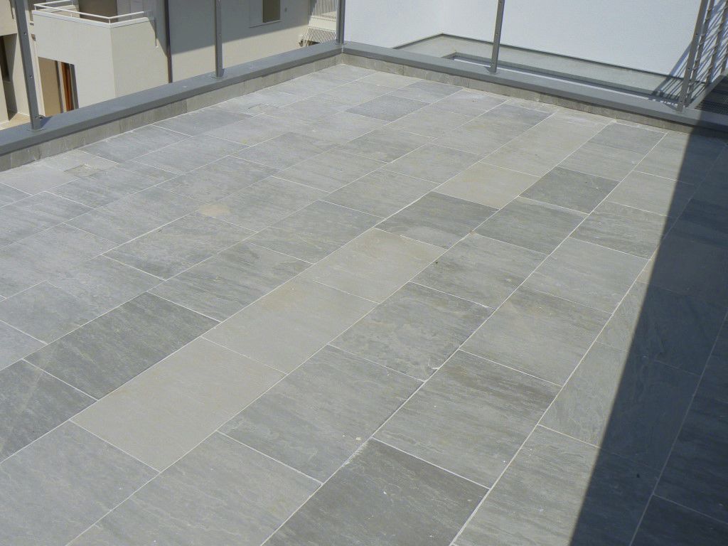 Natural Stone Slab Sandblasted For Floors Gray Kandla Natural Stone Slab Sandblasted For Floors Gray