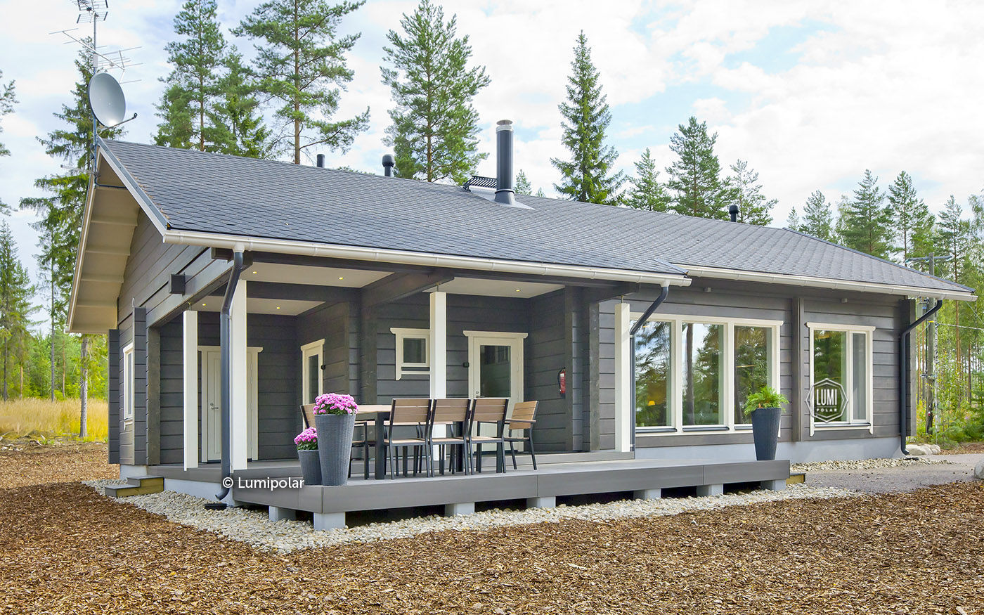 Prefab House LAHTI 95 Lumi Polar Energy Efficient Energy Saving