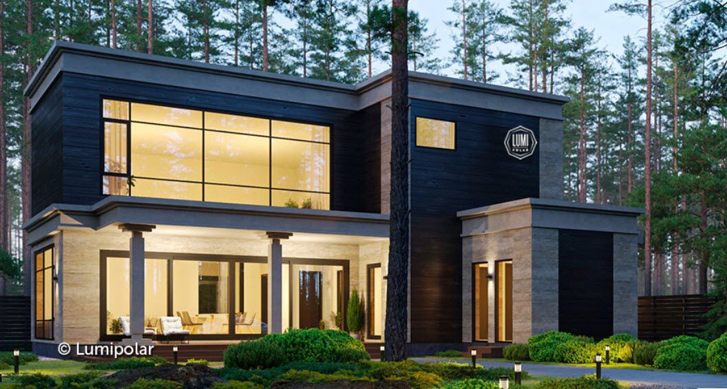 Standard Model House ISKELMA 203 Lumi Polar Modern Contemporary