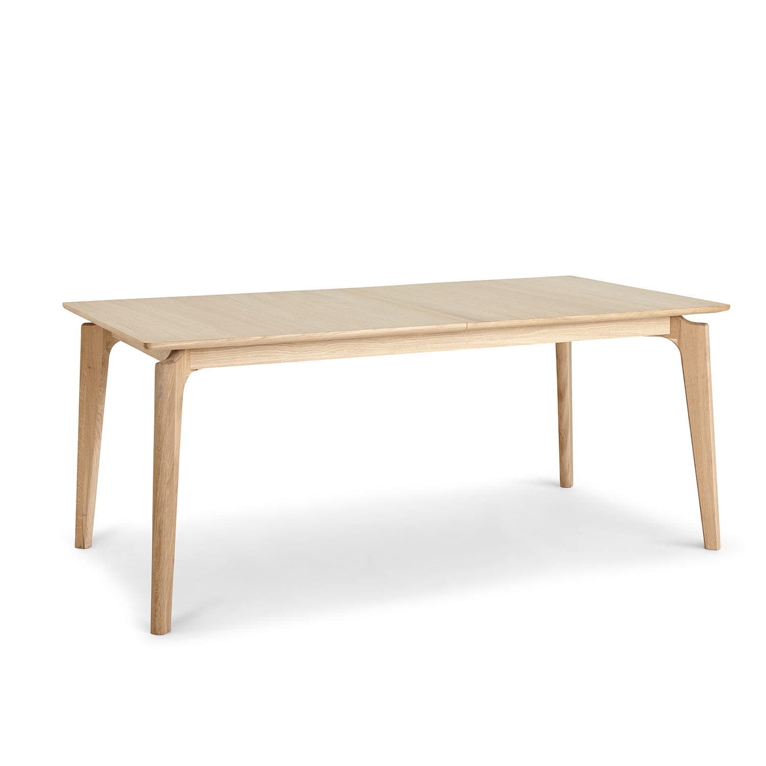 Contemporary Dining Table Edge Pbj Mobler Aps Oak Walnut