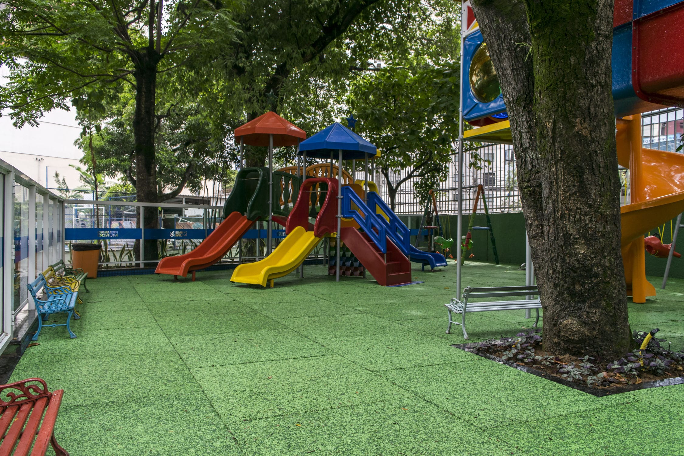 Public Space Rubber Mulch Floor Impact Soft Epdm 50mm Public Space Rubber Mulch Floor
