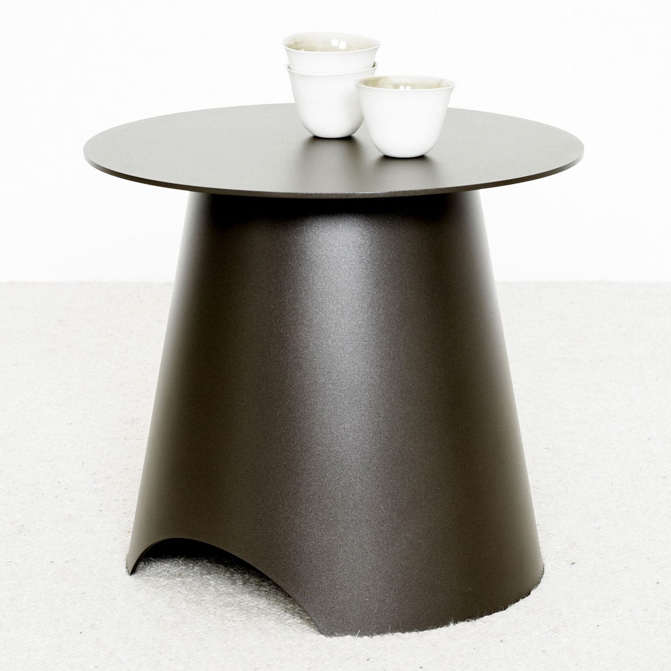 Contemporary Side Table Metal Round Max Christophe Delcourt - Contemporary Side Table Metal Round Max contemporary side table metal round max christophe delcourt - contemporary side table metal round max