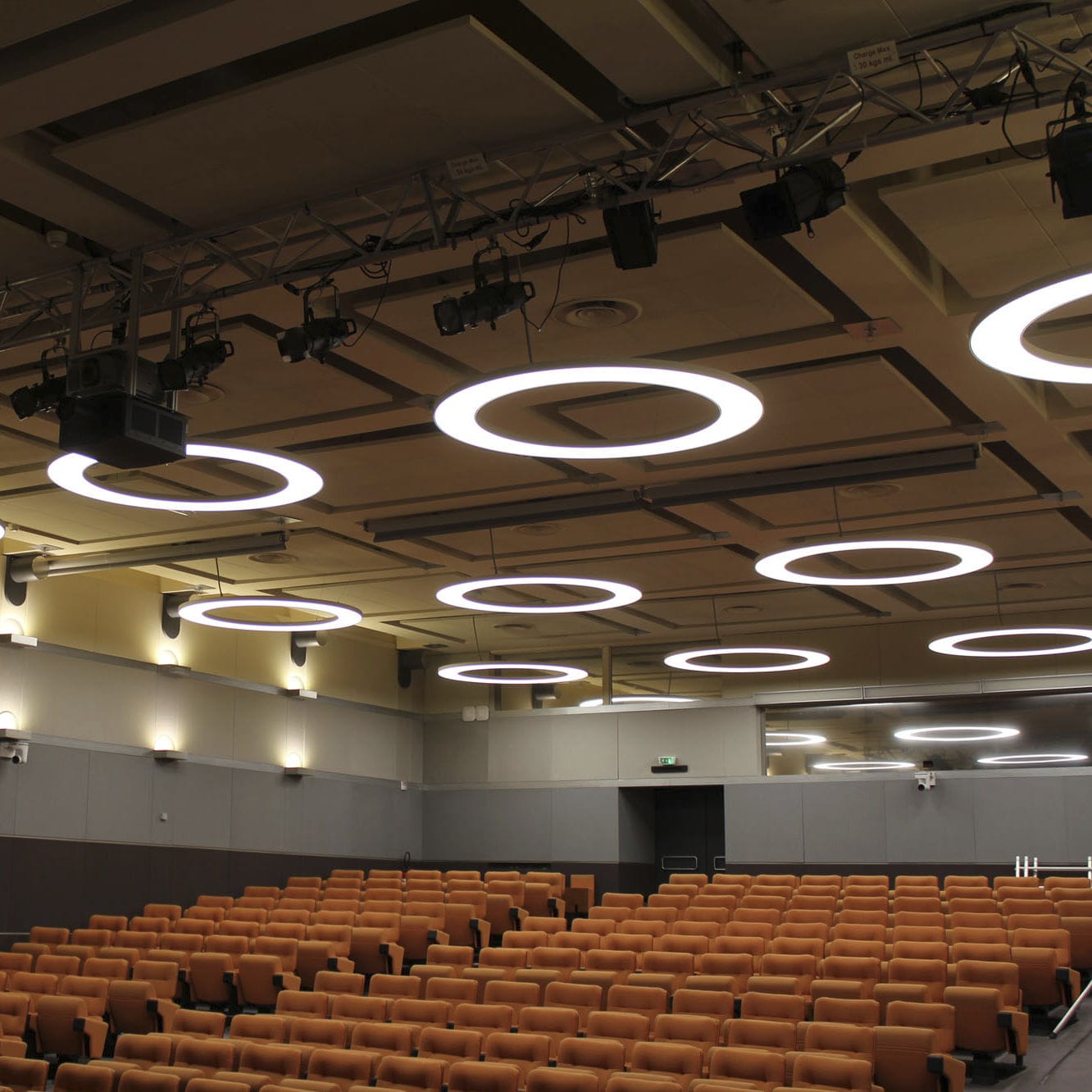 Hanging Light Fixture Led Circular Canvas Circline Essilight Hanging Light Fixture Led Circular Canvas Circline