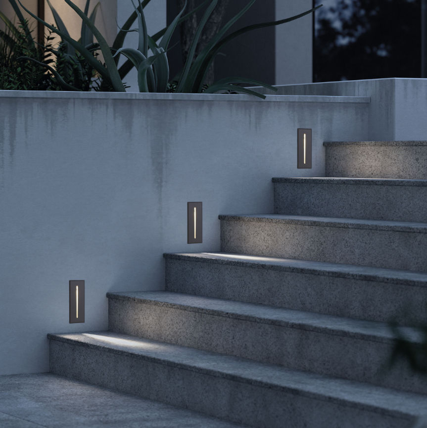 Contemporary Wall Light Line Novolux Lighting Outdoor Aluminum