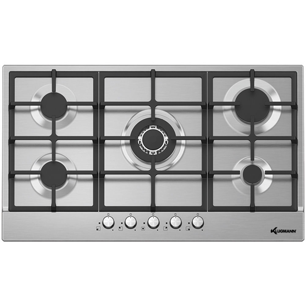 Gas Cooktop KT905 2X Klugmann Hausgeraete GmbH 5 Burner Built