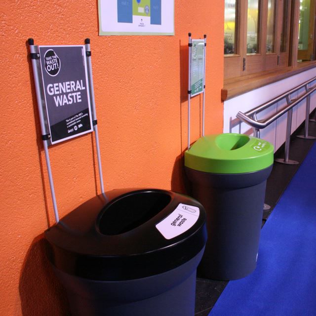 Hygienic Trash Can ARENA Leafield Envirobin Polyethylene