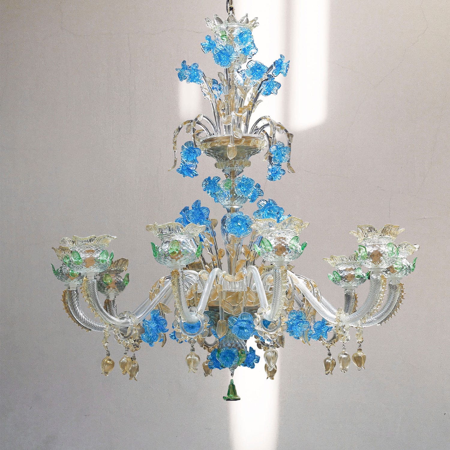 Traditional Chandelier PORTO BOTTEGA VENEZIANA Blown Glass