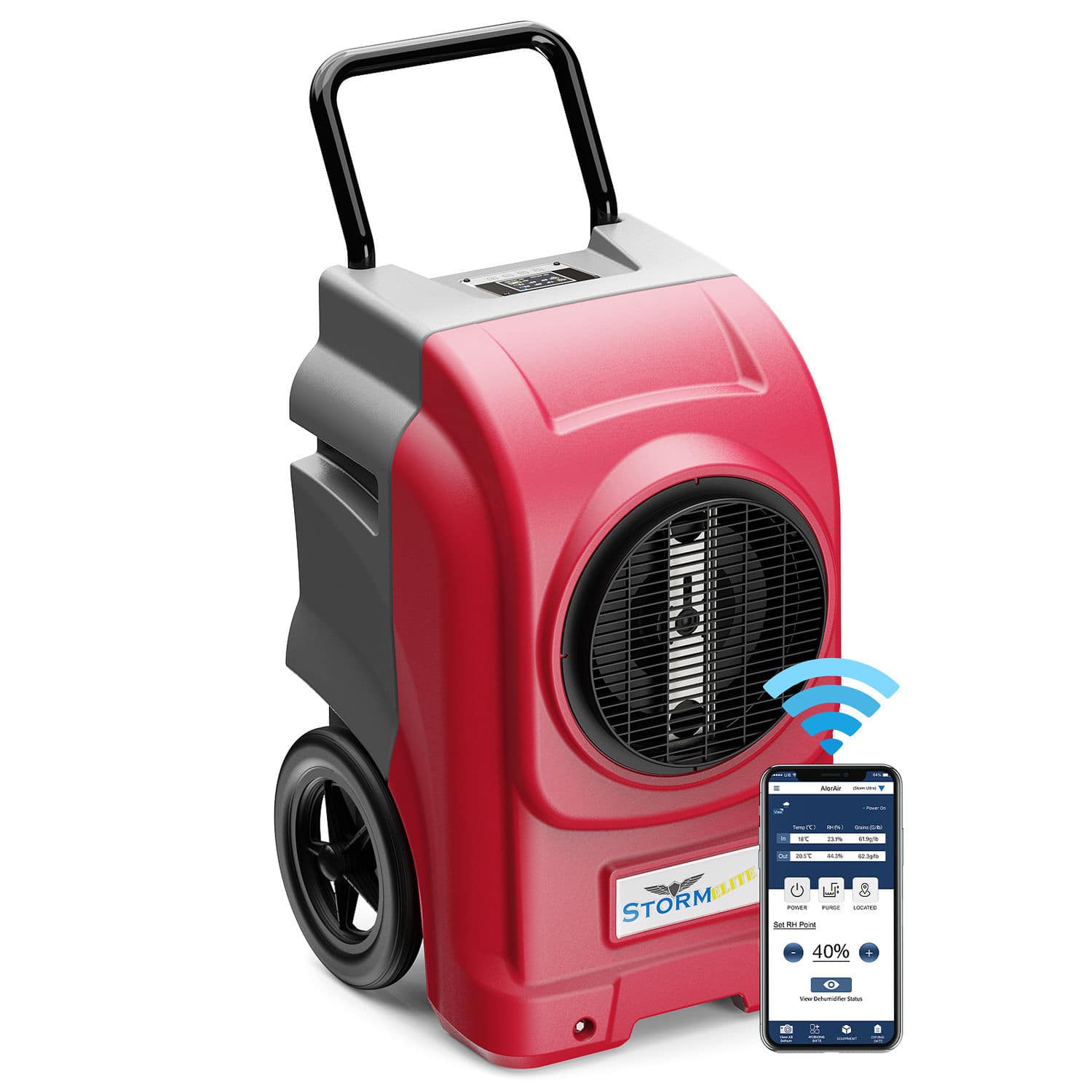 Mobile Dehumidifier Storm Elite Alorair Solutions Commercial