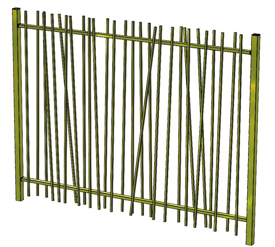 Fence With Bars Exalt K R Dirickx Residential For Public