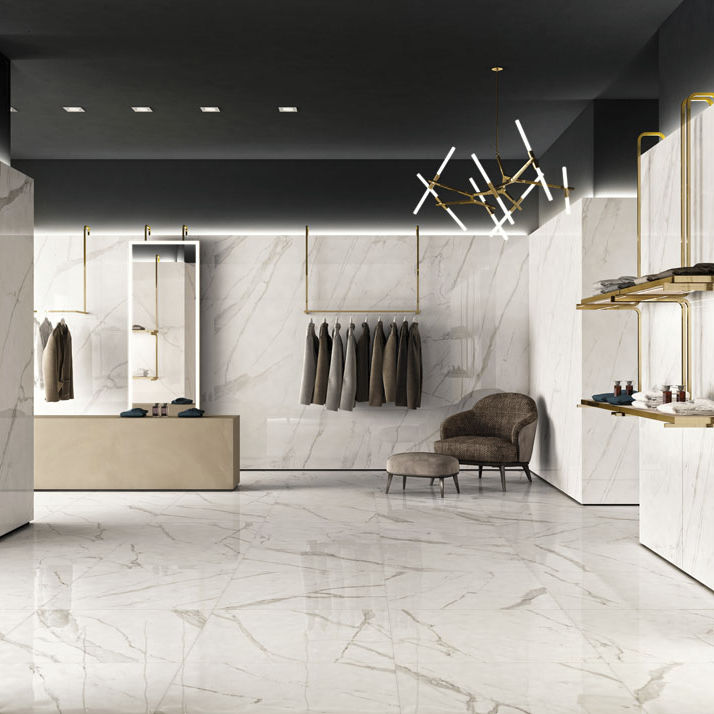 Indoor Tile Floor Wall Porcelain Stoneware Trilogy 0 3 Indoor Tile Floor Wall Porcelain Stoneware Trilogy 0 3 Calacatta White