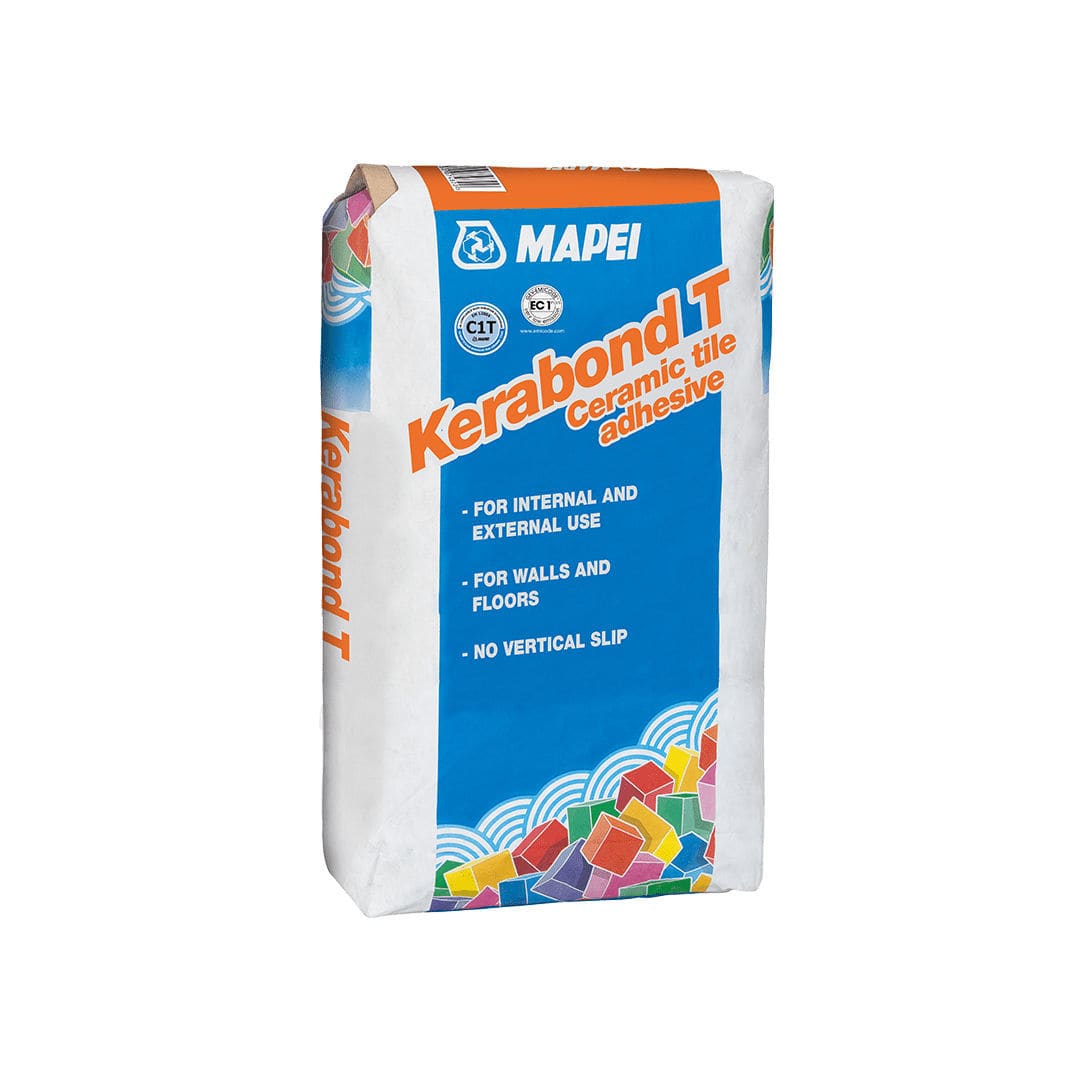 Fixing Adhesive Mortar KERABOND T MAPEI For Tile Synthetic