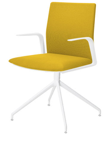 contemporary office chair / fabric / leather / aluminum - kinesit contemporary office chair / fabric / leather / aluminum - kinesit