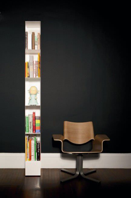 High Bookcase Contemporary For Offices Steel Totem Blu Dot High Bookcase Contemporary For Offices Steel Totem Blu Dot