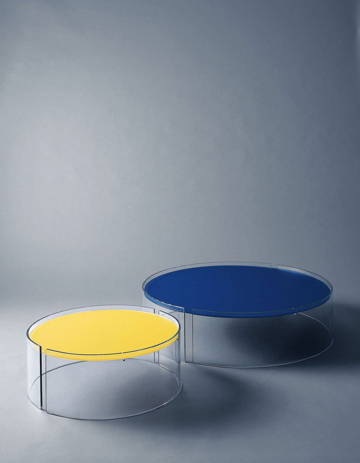 Contemporary Coffee Table Gl Round By Piero Lissoni Split Contemporary Coffee Table Gl Round By Piero Lissoni