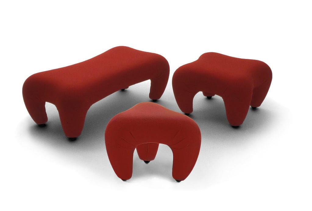 Organic design pouf / fabric / leather / white - SHU by Bartoli ... Organic design pouf / fabric / leather / white - SHU by Bartoli ...