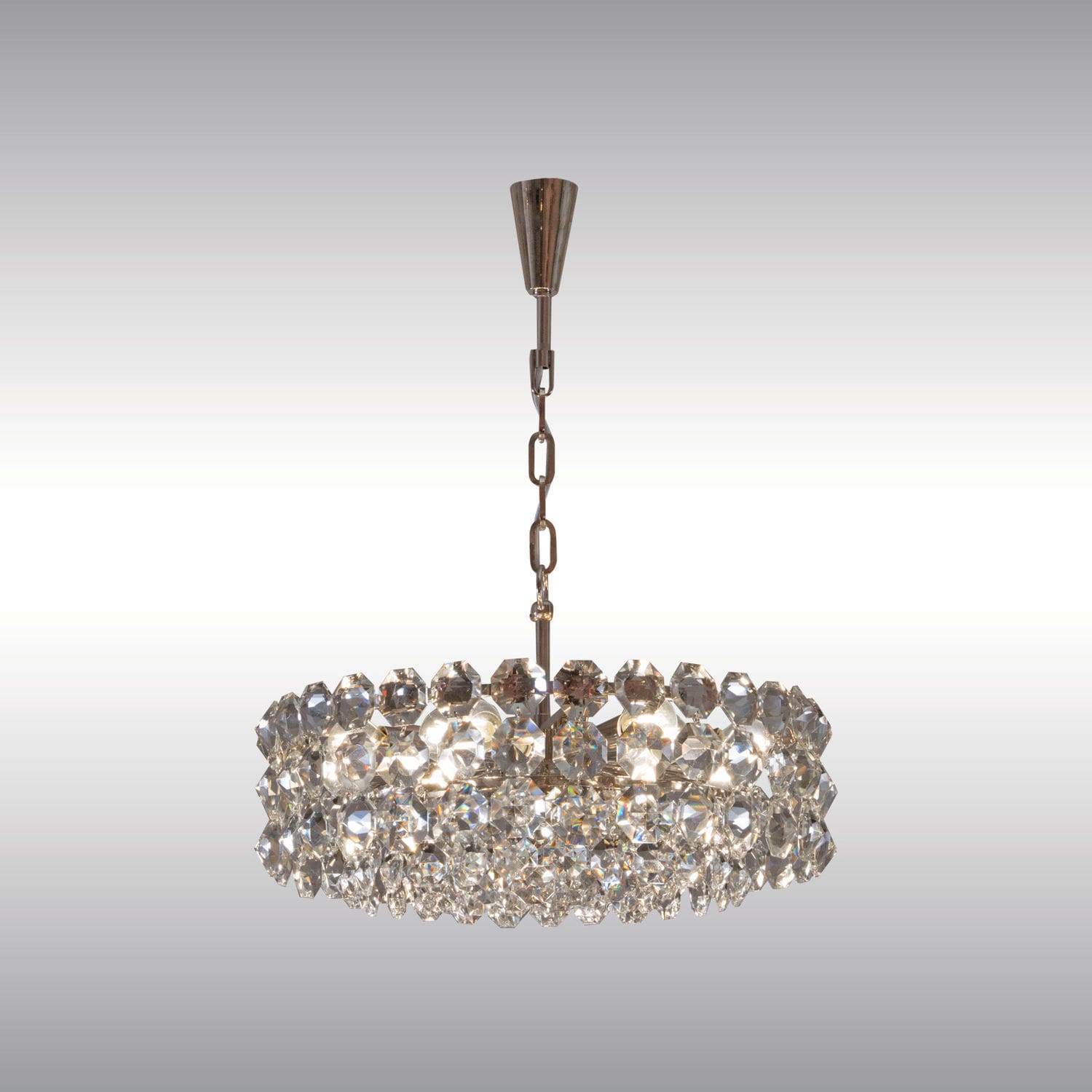 Traditional Chandelier Crystal Brass Incandescent Bakalowits Traditional Chandelier Crystal Brass Incandescent Bakalowits 60033