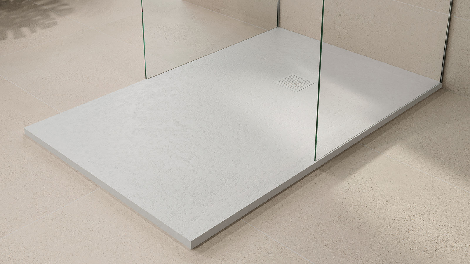 Rectangular Shower Tray SMART KORVIT ZENON SMART SOLID SURFACE