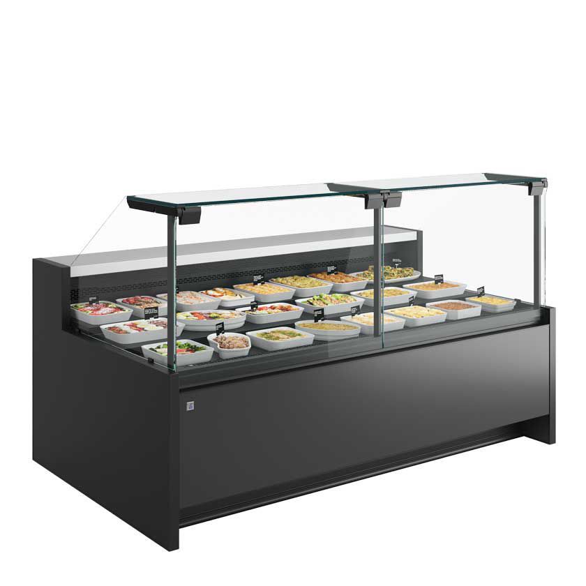 Counter Refrigerated Display Case Gourmet Ifi For Pastry Shops