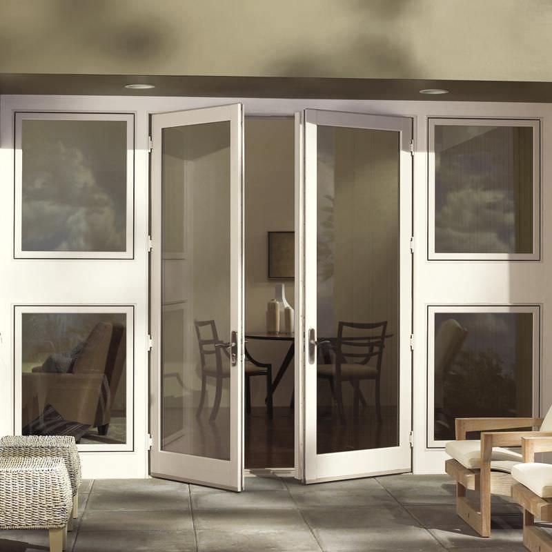 Swing French Door Wooden Fiberglass Double Glazed Wood Swing French Door Wooden Fiberglass Double Glazed