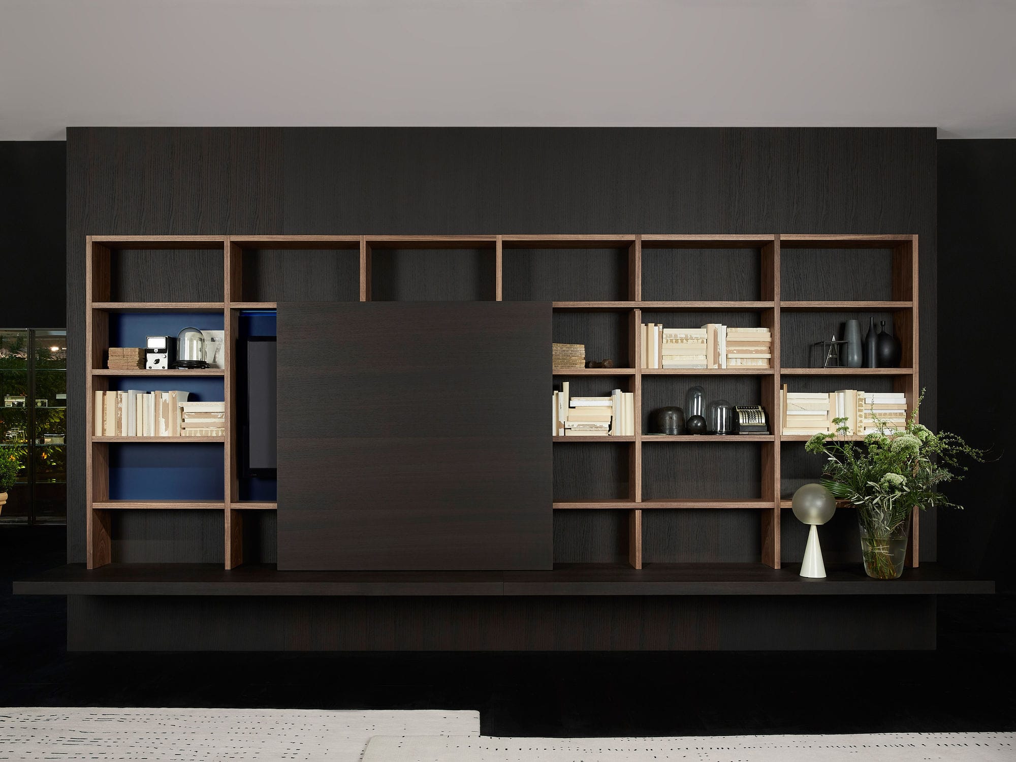 contemporary tv wall unit / wooden / lacquered wood /piero contemporary tv wall unit / wooden / lacquered wood /piero