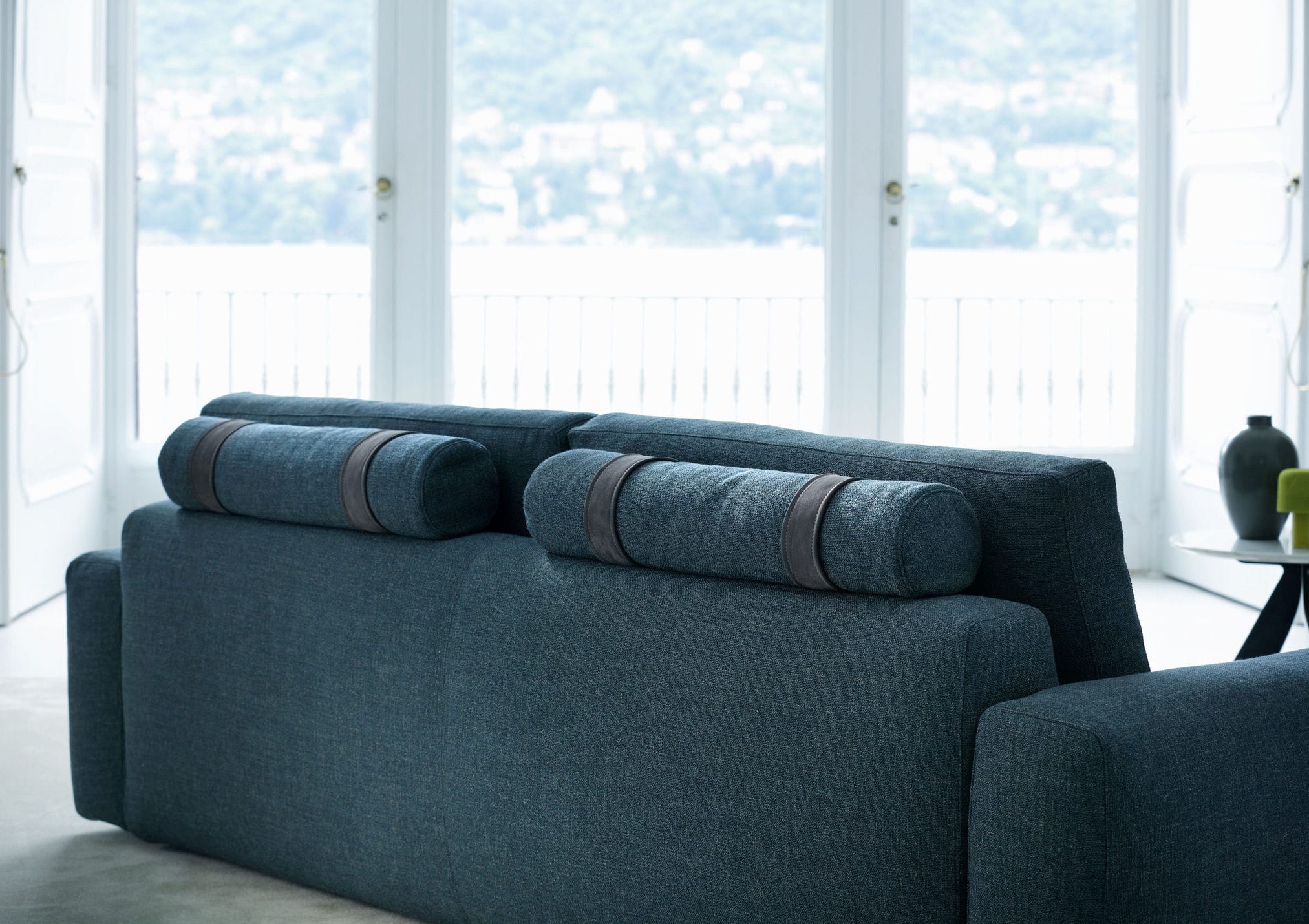 Contemporary sofa / fabric / 2-person / blue - Johnny - BERTO ... Contemporary sofa / fabric / 2-person / blue - Johnny - BERTO ...