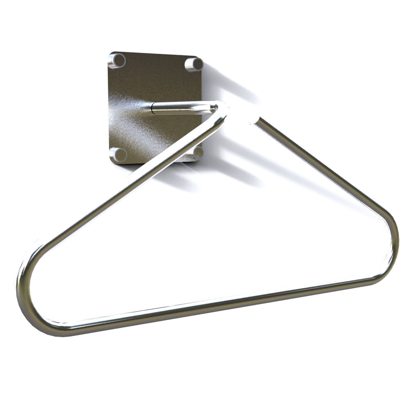 Wall Mounted Valet Stand Contemporary Stainless Steel Yin Wall Mounted Valet Stand Contemporary Stainless Steel
