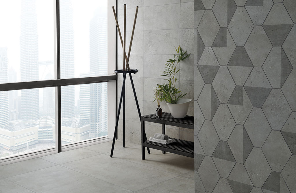 Bathroom Tile Floor Porcelain Stoneware Geometric Pattern Bathroom Tile Floor Porcelain Stoneware Geometric Pattern