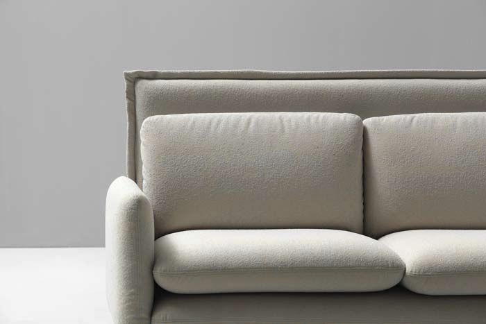 Contemporary Sofa Fabric 3 Seater High Back Rew By Rafa Contemporary Sofa Fabric 3 Seater High Back