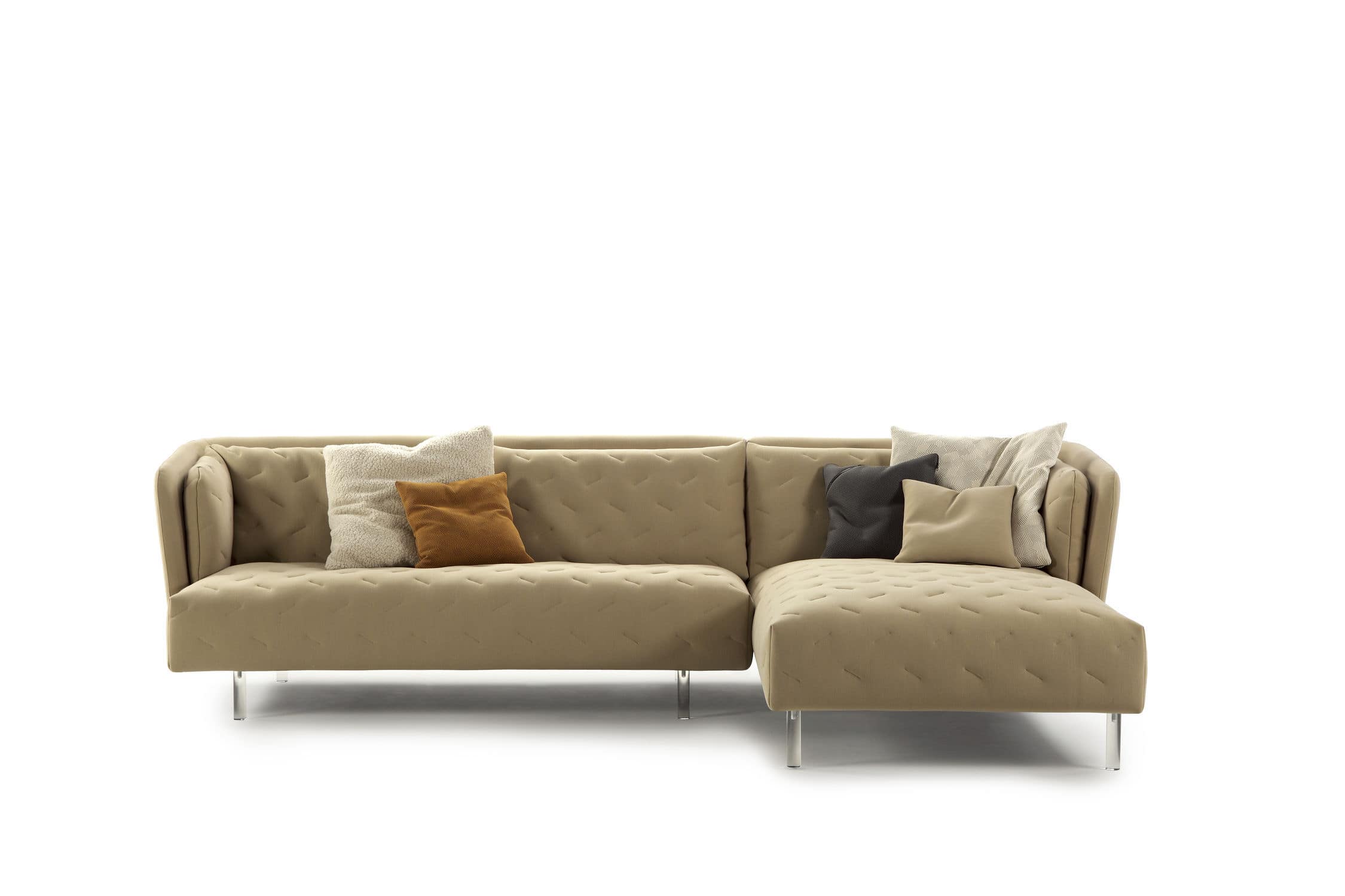 Modular sofa contemporary fabric 2 seater OBI by Rafa