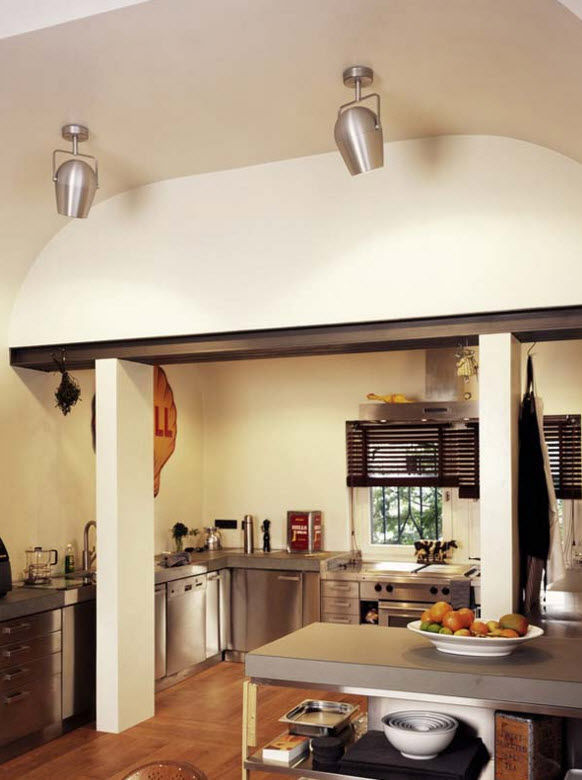 Contemporary Ceiling Light Aluminum Led Halogen Pan Am By Contemporary Ceiling Light Aluminum Led Halogen