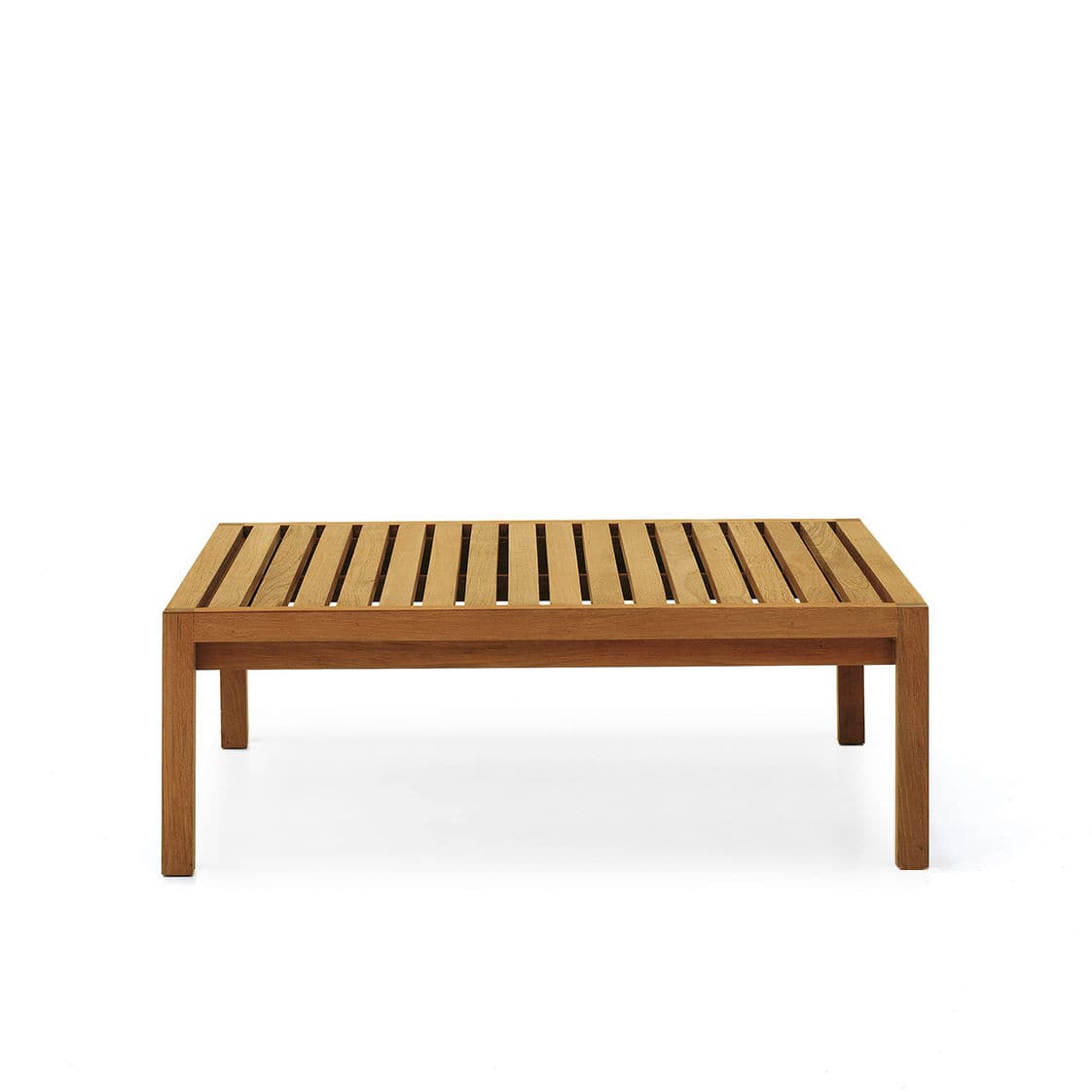 Contemporary Coffee Table Teak Square Outdoor Network 038 Roda Contemporary Coffee Table Teak Square Outdoor