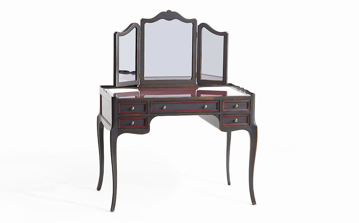 Louis Xv Style Dressing Table Cherrywood Glass Art 5401 Sp Louis Xv Style Dressing Table Cherrywood Glass