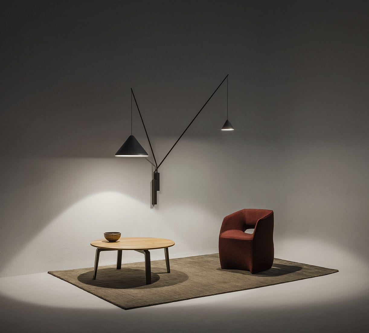 Contemporary Wall Light Aluminum Led Conical North Vibia - Contemporary Wall Light Aluminum Led Conical North Vibia Lighting contemporary wall light aluminum led conical north vibia - contemporary wall light aluminum led conical north vibia lighting