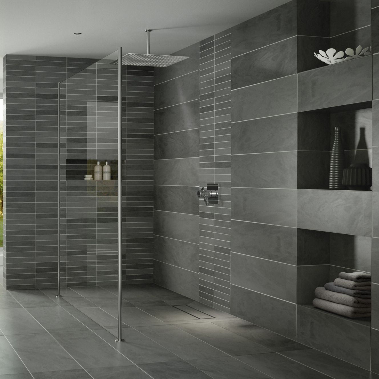 Ceiling Mounted Shower Head Square Rain Tetra 450 Ish1107 Ceiling Mounted Shower Head Square Rain Tetra 450 Ish1107