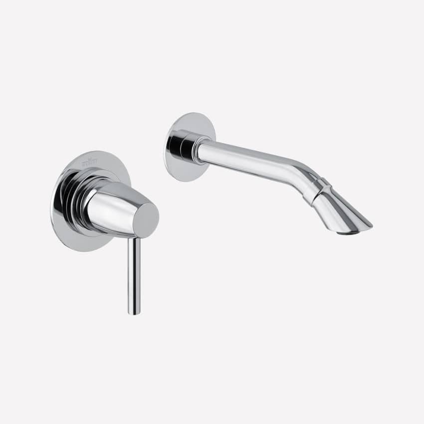 Washbasin Mixer Tap OE830606 Webert Wall Mounted Chromed Metal