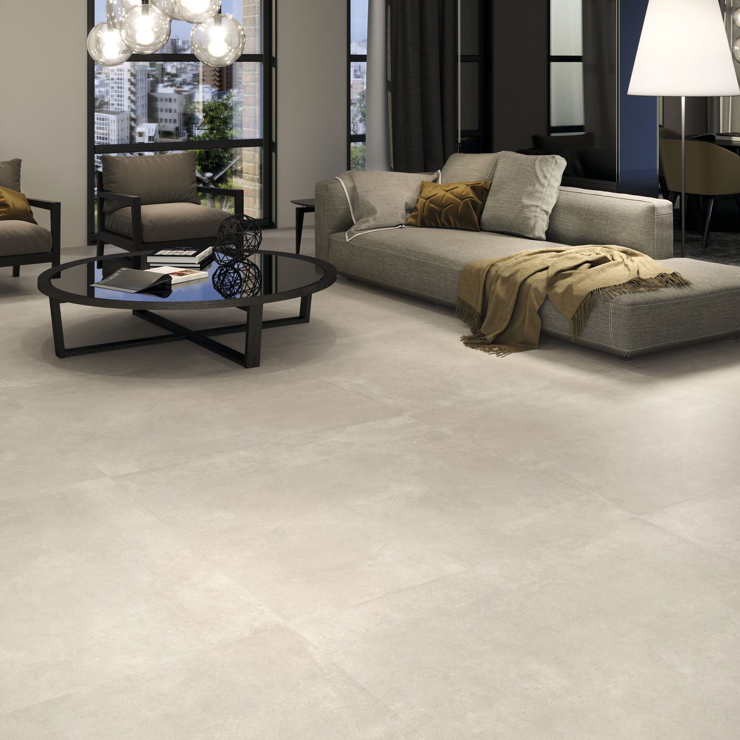 indoor tile wall floor