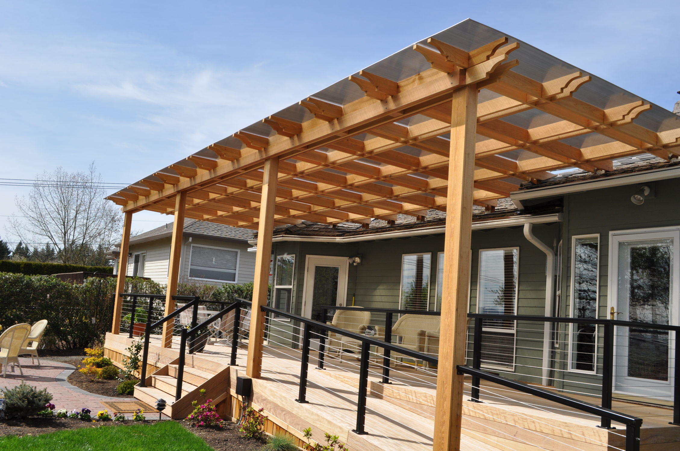 patio canopy / polycarbonate / methacrylate / metal - polimer tecnic patio canopy / polycarbonate / methacrylate / metal - polimer tecnic