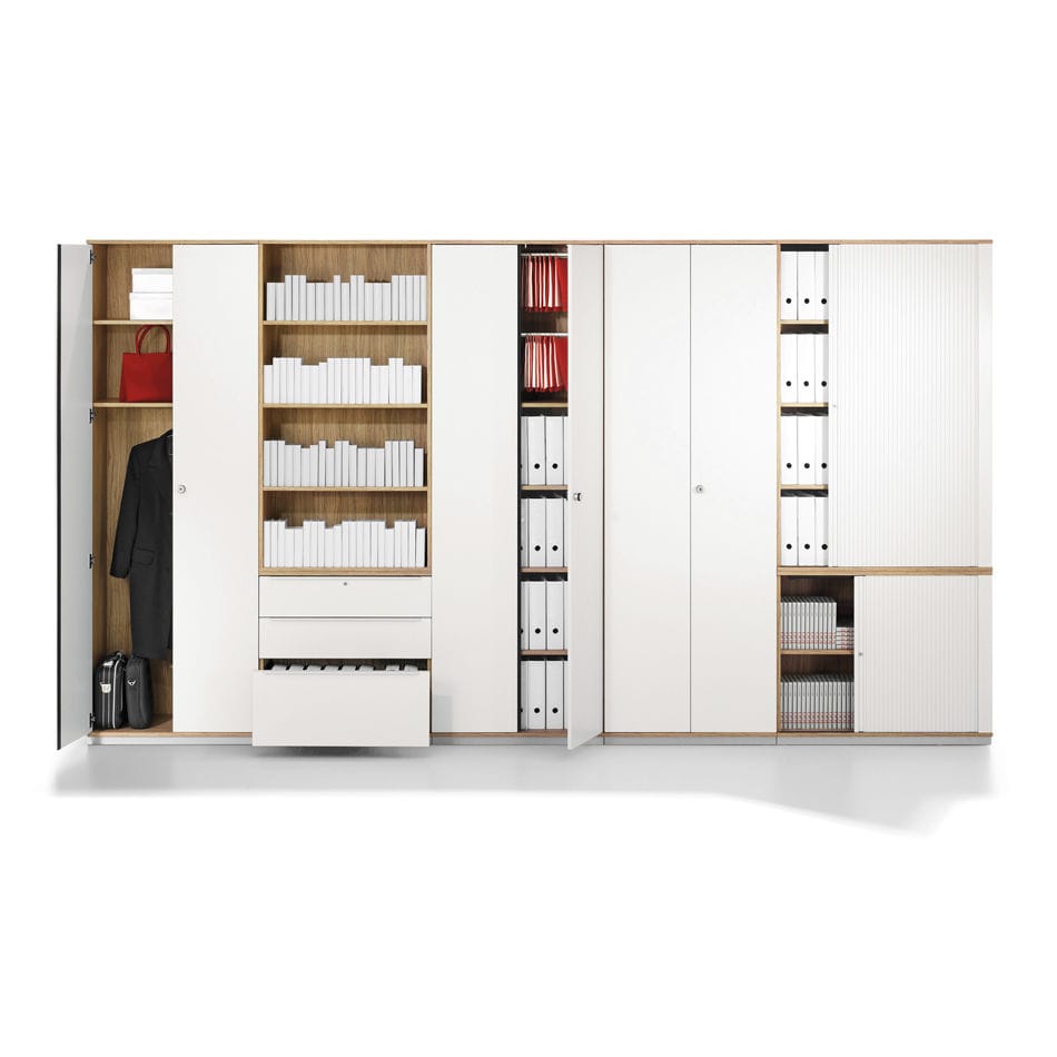Tall Filing Cabinet Wood Veneer With Hinged Door Modular Tall Filing Cabinet Wood Veneer With Hinged Door Modular Winea Ma