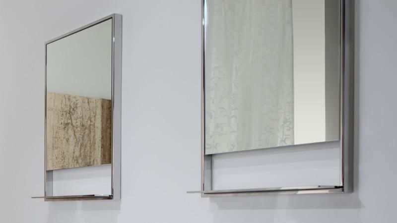 Wall Mounted Bathroom Mirror With Shelf Contemporary Wall Mounted Bathroom Mirror With Shelf Contemporary Rectangular C 2819