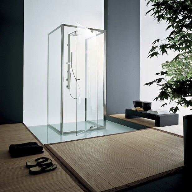 Glass shower cubicle / rectangular / with hinged door - OASI: PALMA ... Glass shower cubicle / rectangular / with hinged door - OASI: PALMA ...