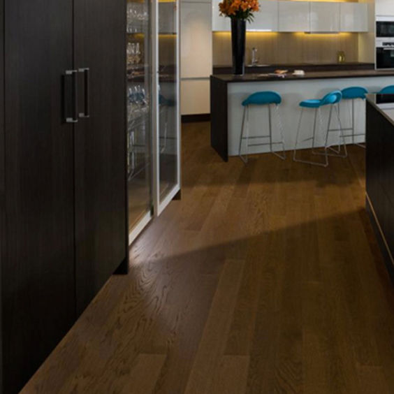 Engineered parquet floor / floating / varnished / strip quercia ... Parquet in quercia