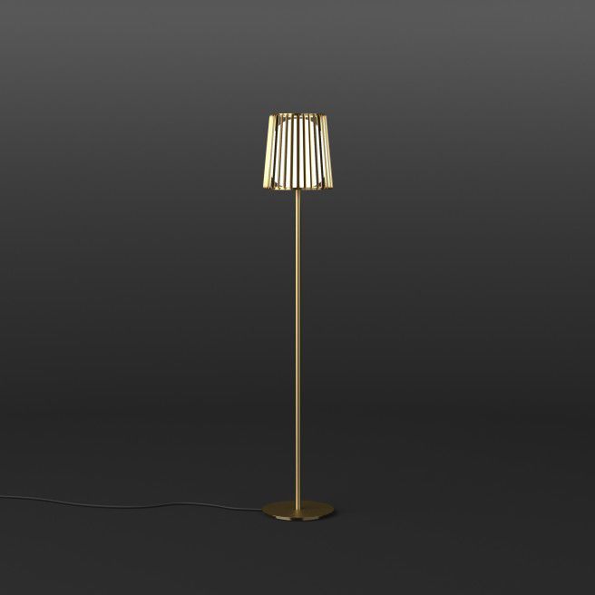 Floor Standing Lamp Contemporary Brass Stainless Steel Julia