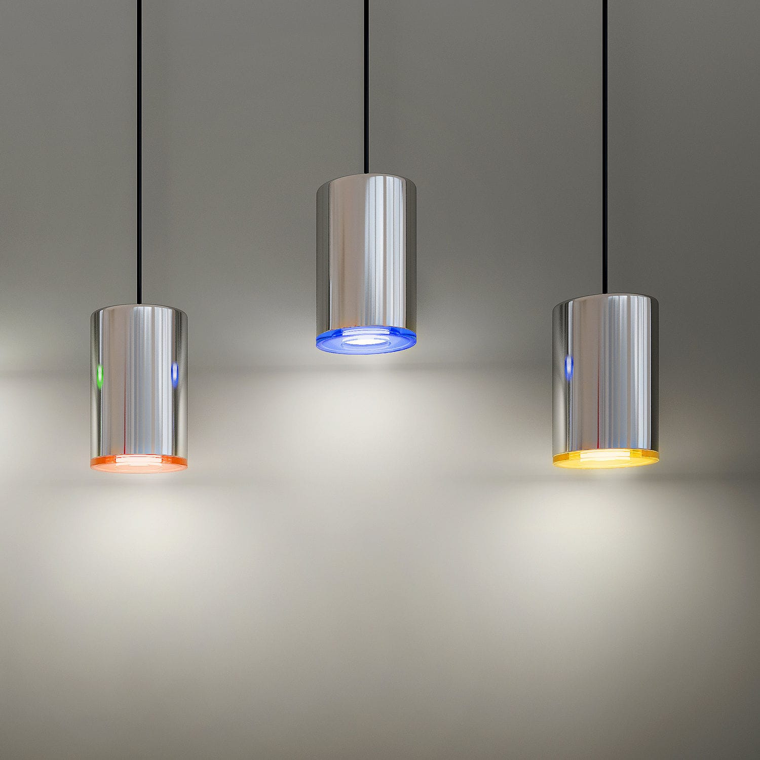 Pendant Lamp Contemporary Aluminum Acrylic Can By Jos Muller Pendant Lamp Contemporary Aluminum Acrylic