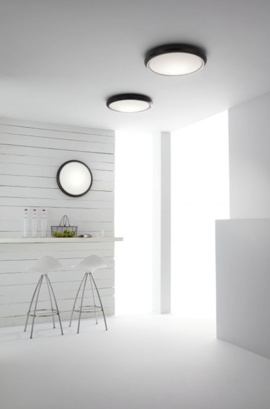 Contemporary Wall Light Glass Led Round Sky By Ester Pujol Contemporary Wall Light Glass Led Round