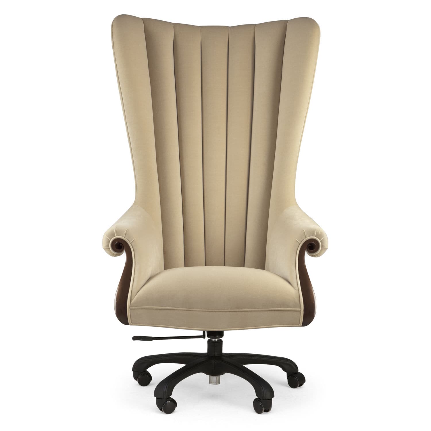 traditional executive chair fabric mahogany solid wood pr
